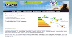 Desktop Screenshot of acteco-energie.fr