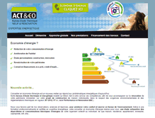 Tablet Screenshot of acteco-energie.fr